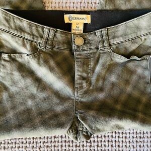 Democracy Plaid Women's Ab Solution Vintage Skinny with Side Zips